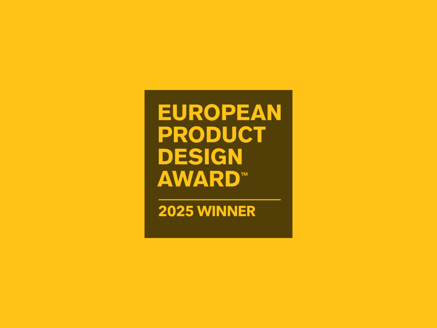 Industrial: Design for Public Awareness award certificate